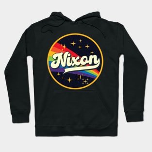 Nixon // Rainbow In Space Vintage Style Hoodie